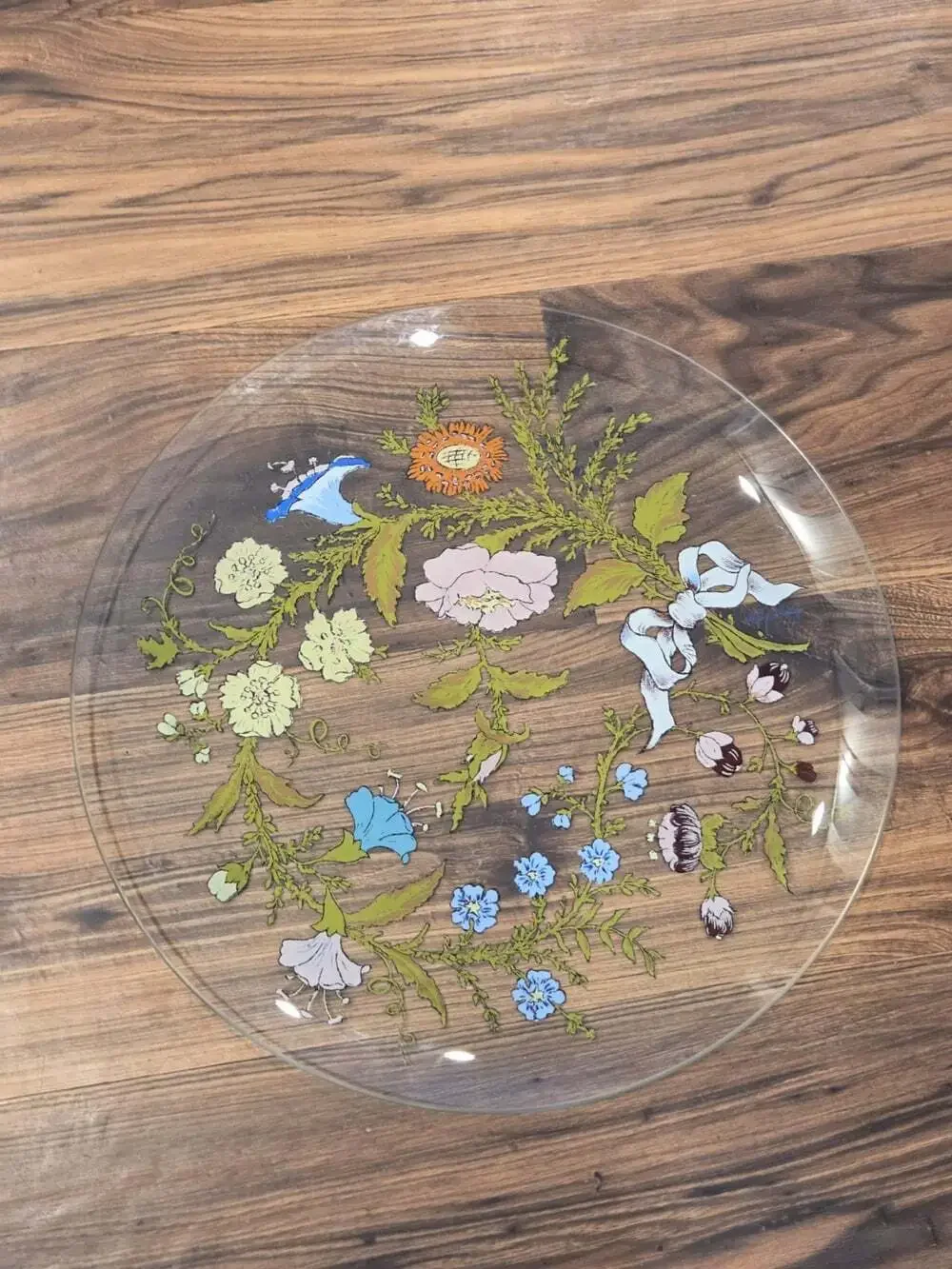 VTG Dorothy Thorpe California Wildflower Oval Platter MCM 14” Excellent
